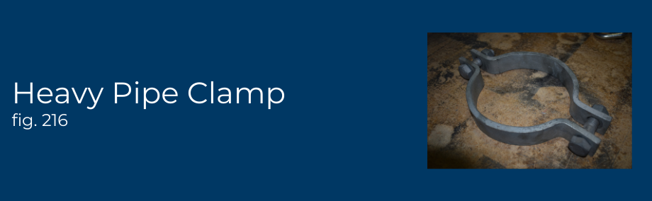 Heavy Pipe Clamp fig 216 banner