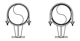 Heavy Duty U-Bolt-on T-Style Pipe Shoes